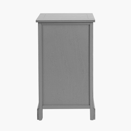 Devonshire Grey Pine Wood 1 Drawer 2 Basket Unit