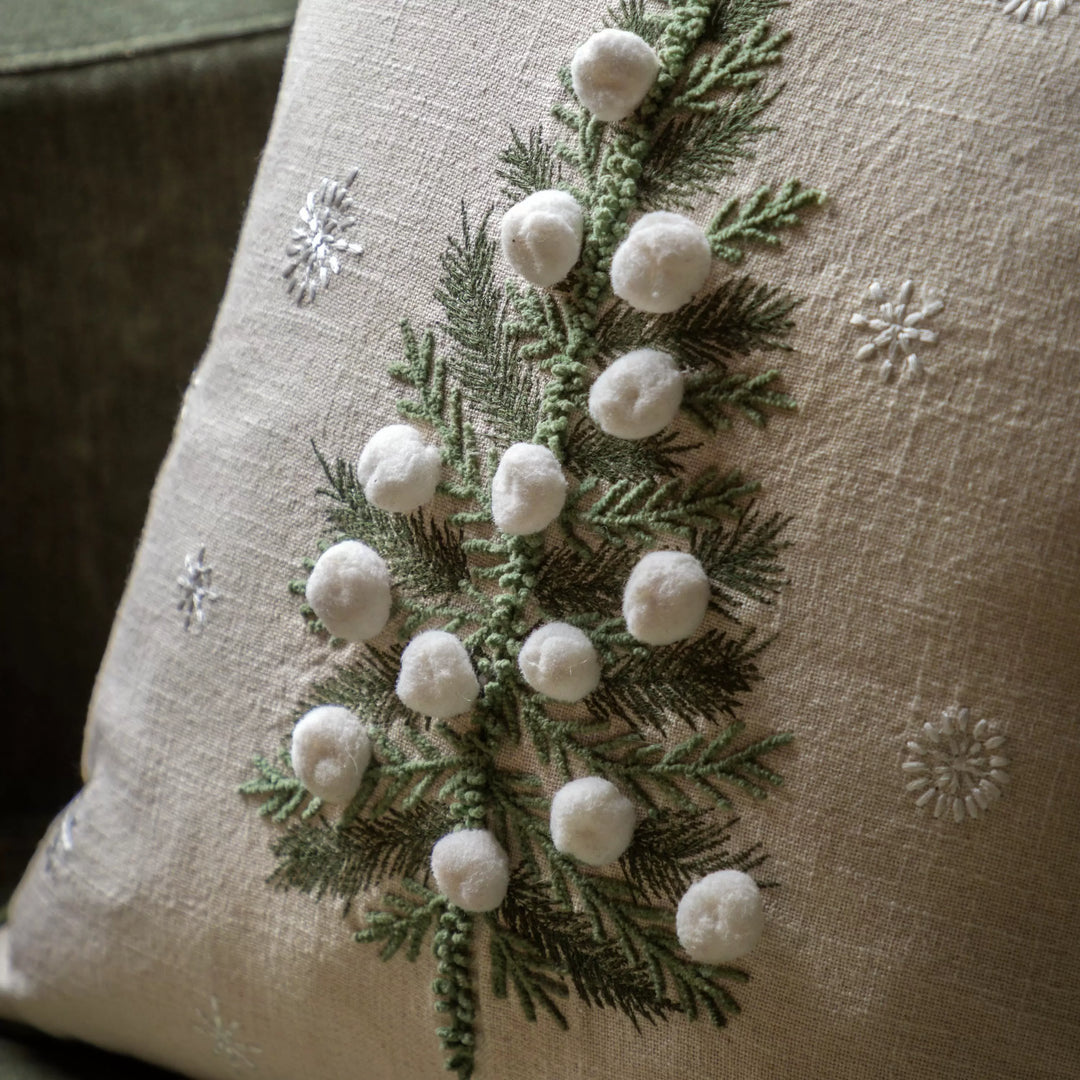 Natures Forest Xmas Tree Cushion