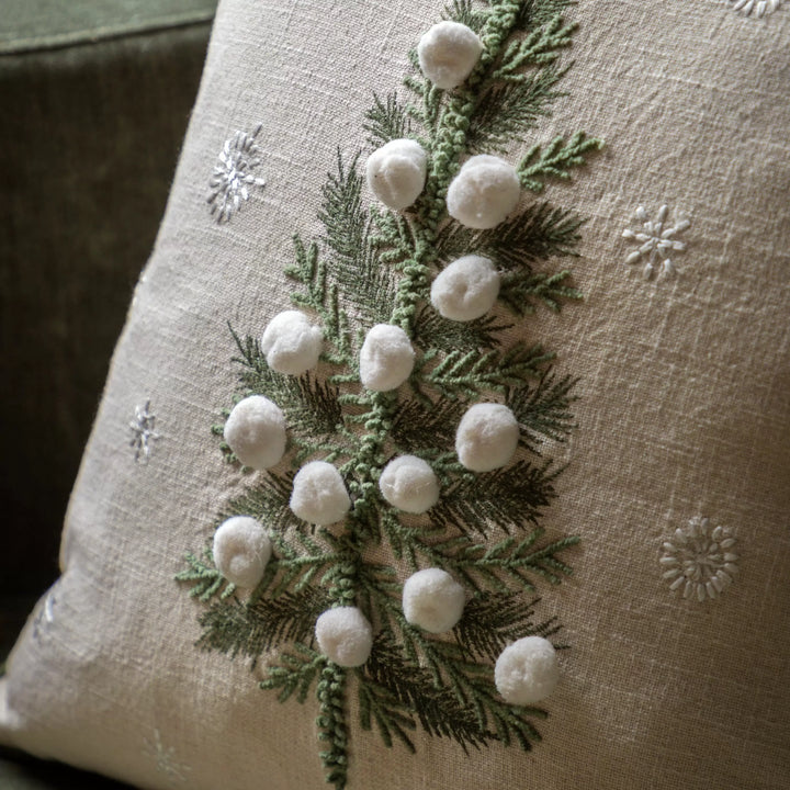 Natures Forest Xmas Tree Cushion