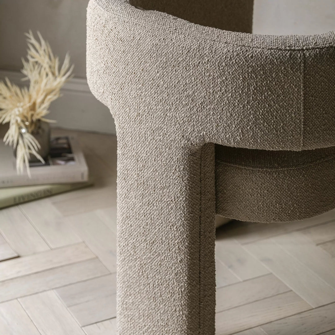 Arezzo Taupe Armchair