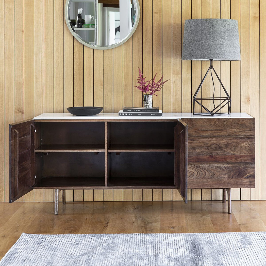 Barcelona Marble Top Sideboard