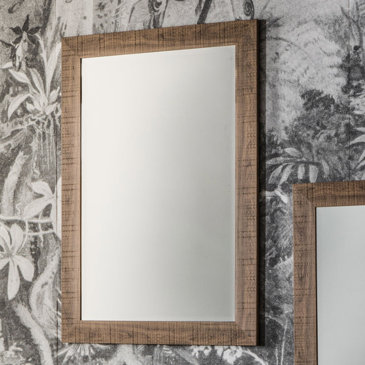 Deacon Large Oak Effect Mirror