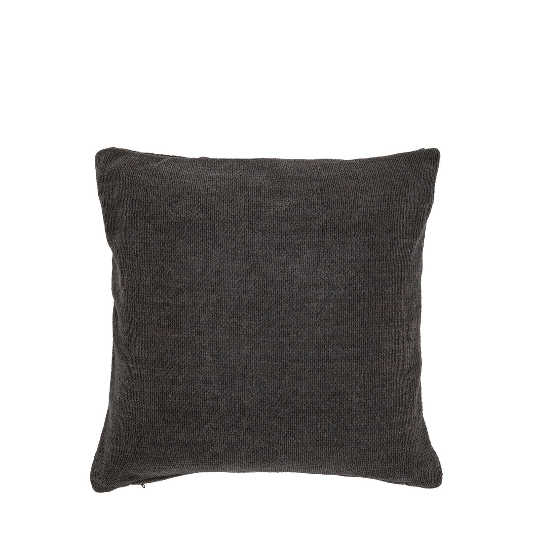 Chenille Cable Cushion | Grey