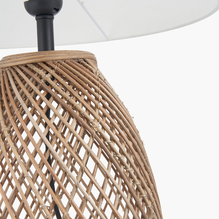 Konka Natural Woven Table Lamp