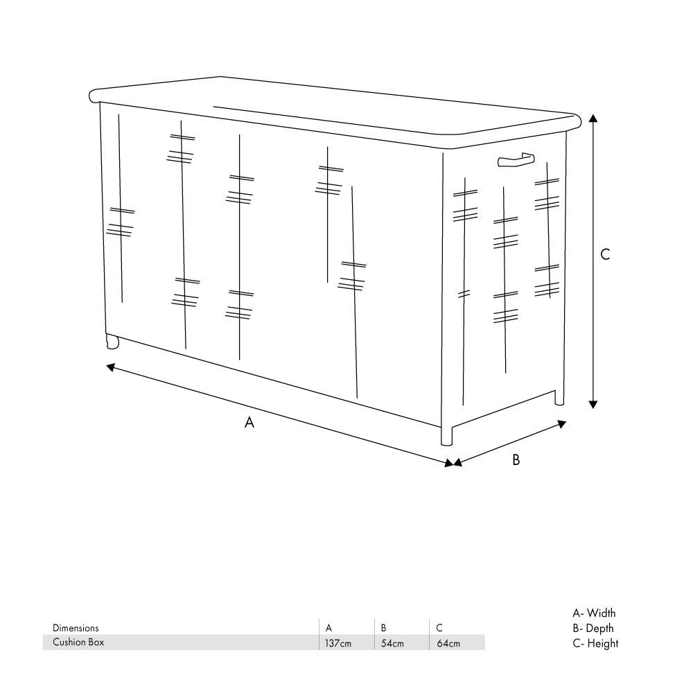 Stone Grey Small Cushion Box K/D