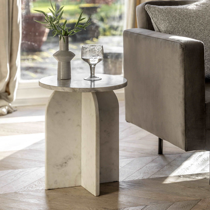 *Pre-order Marble Side Table