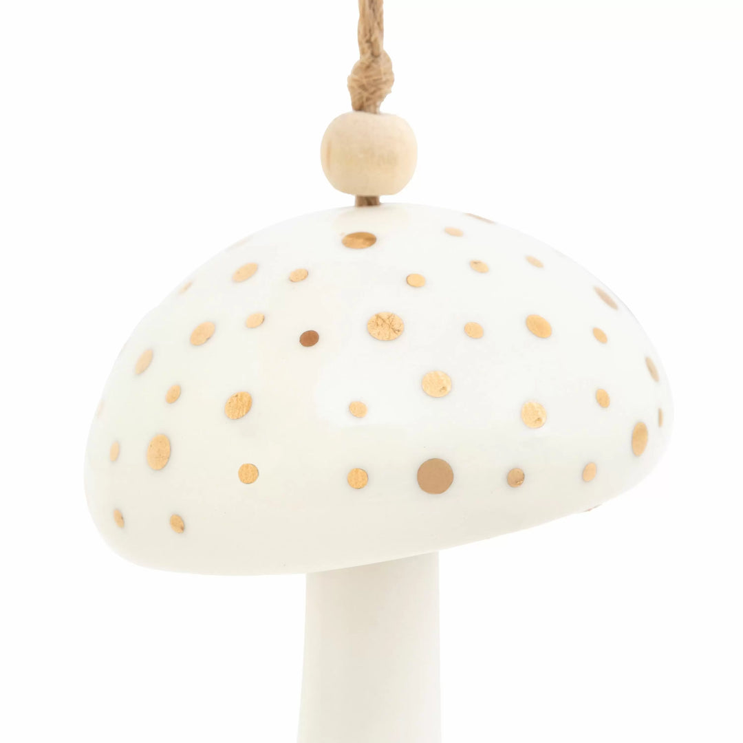 Pearly White Hanging Mushrooms 2pk