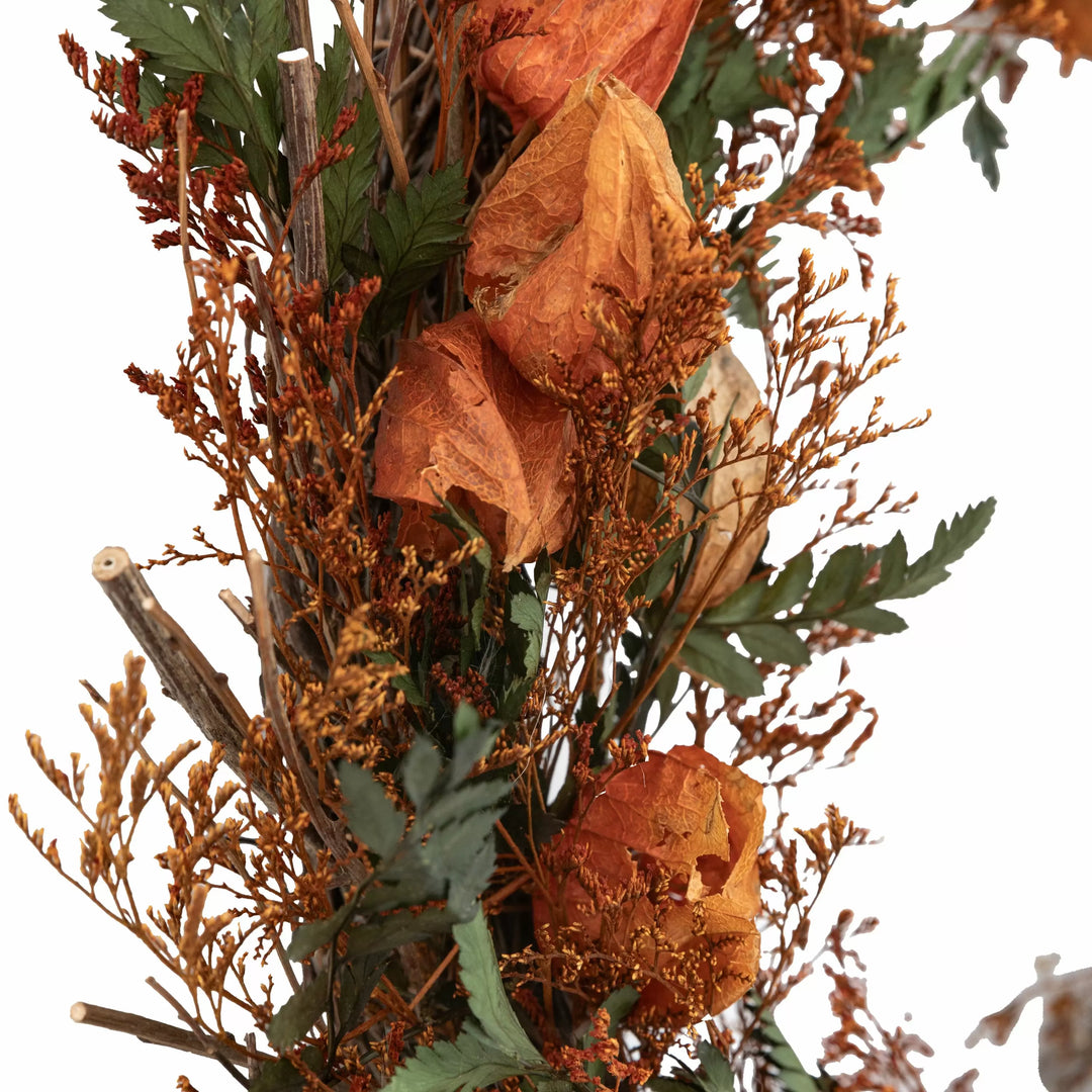 Dry Flower Wreath Rust