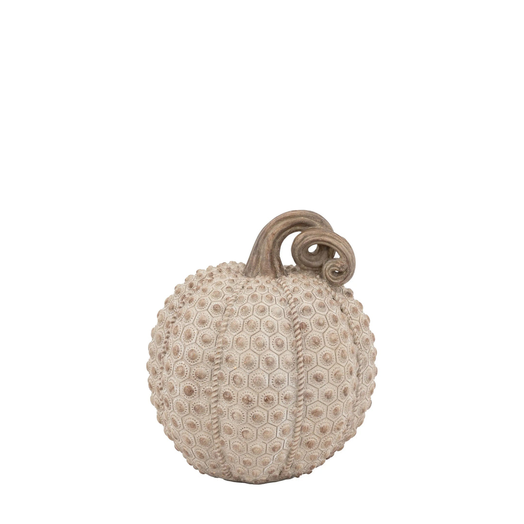 Resin Pumpkin Natural 22cm