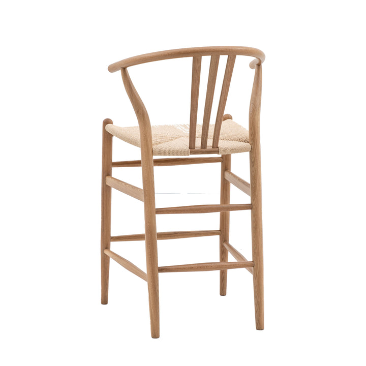 Wishbone Natural Bar Stool 2pk