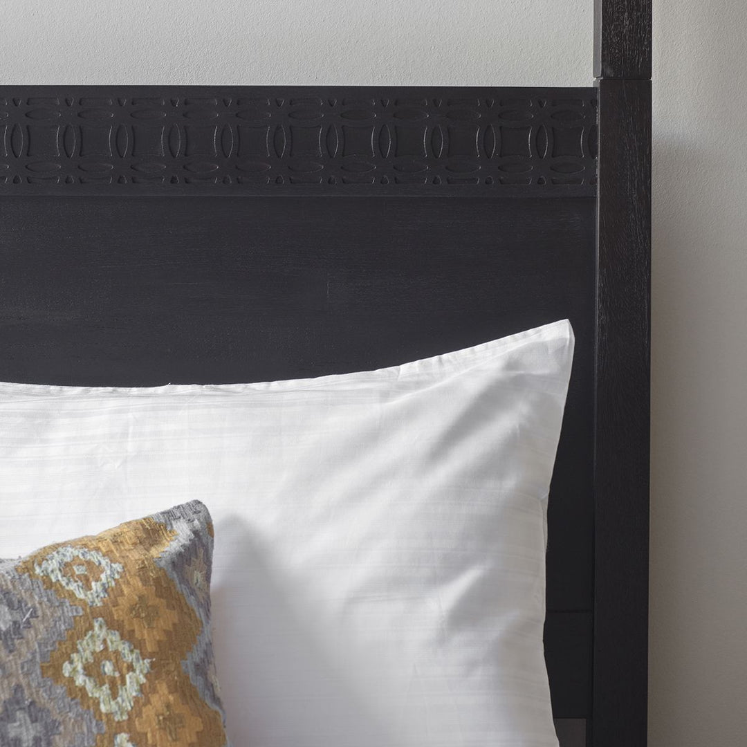 Black Boho 4 Poster Bed | Super King