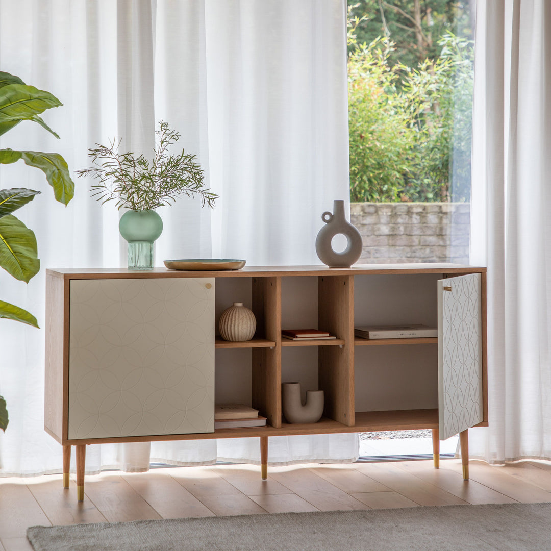 Newbury Sideboard Oak | White