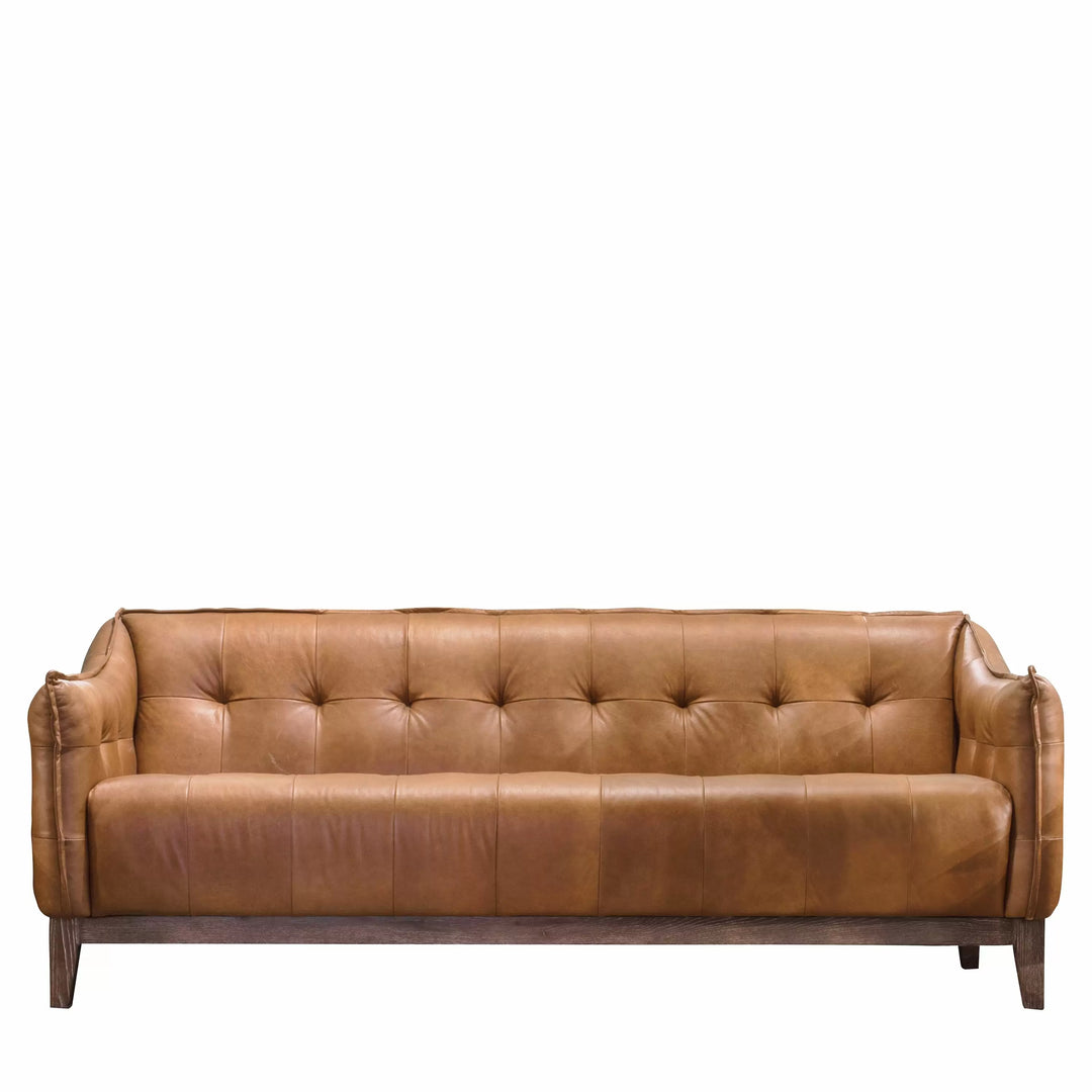 Ecclestone Brown Leather Sofa