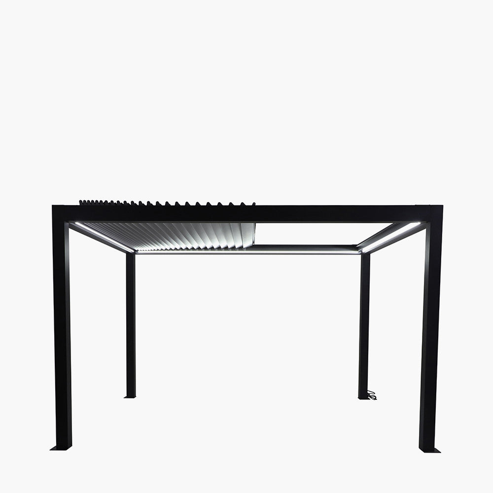 Abierto Full Electric 3m x 4m inc LED complete with 2 x 3m and 1 x 4m Electric Blinds, Delivery and Installation