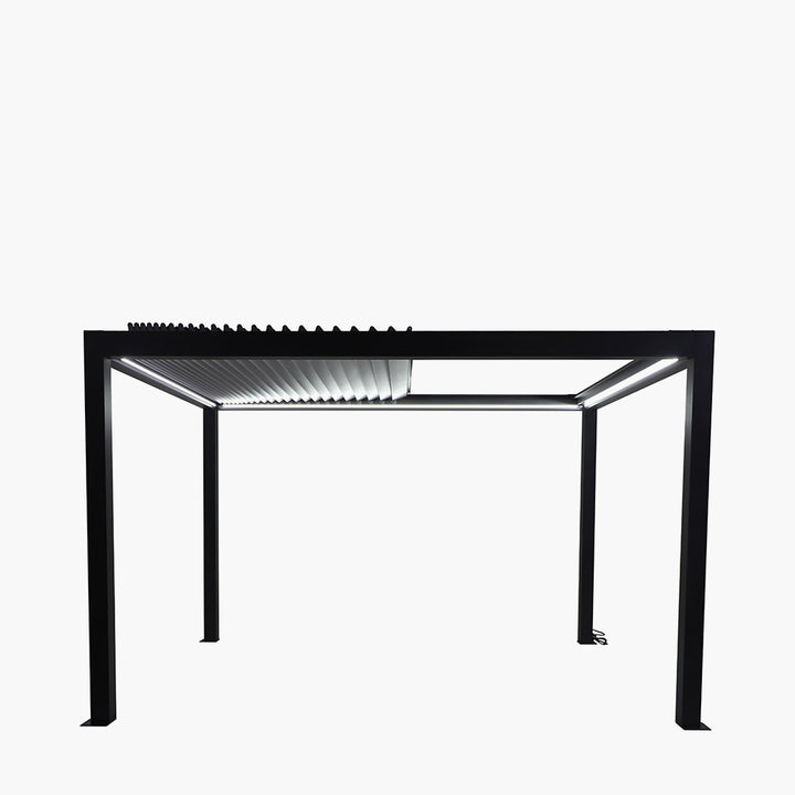 Abierto Full Electric 3m x 4m inc LED complete with 2 x 3m and 1 x 4m Electric Blinds, Delivery and Installation