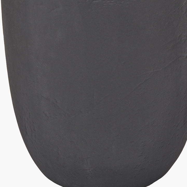 Erika Black Vintage Textured Ceramic Floor Lamp