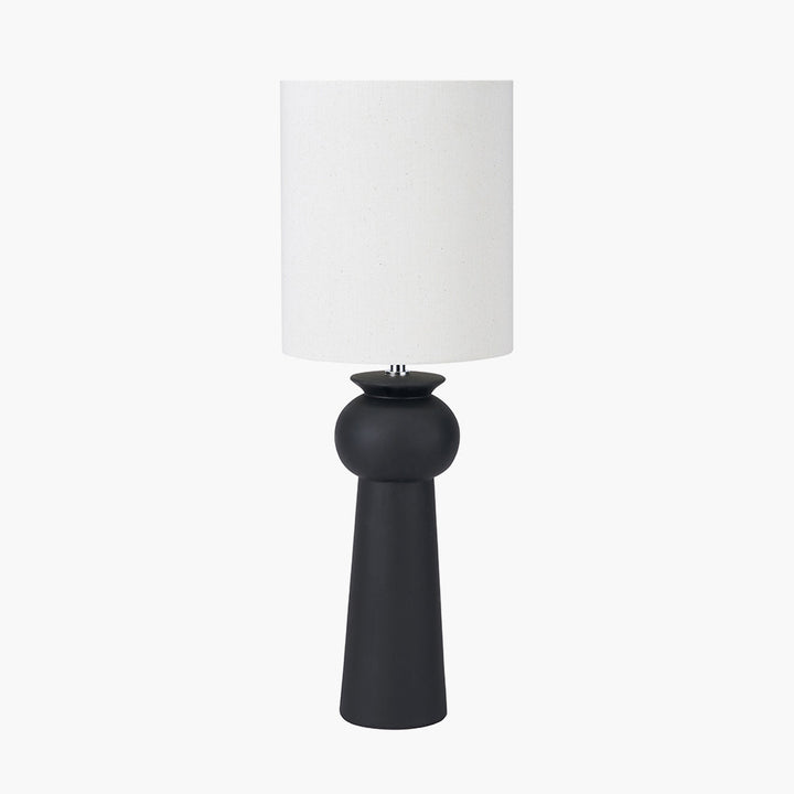 Sloane Black Contemporary Ceramic Table Lamp