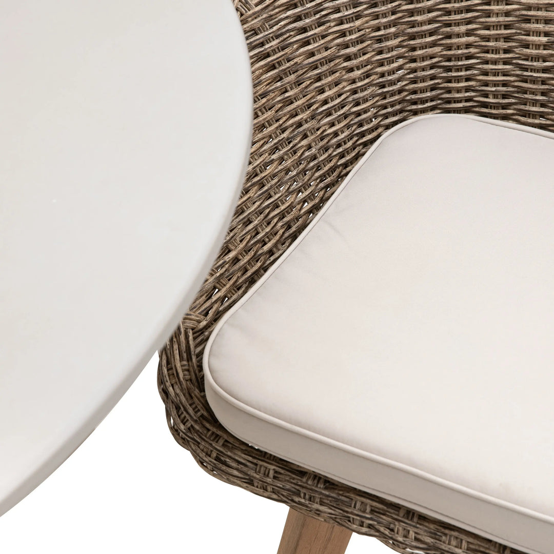 Avena 4 Seater Round Dining Set