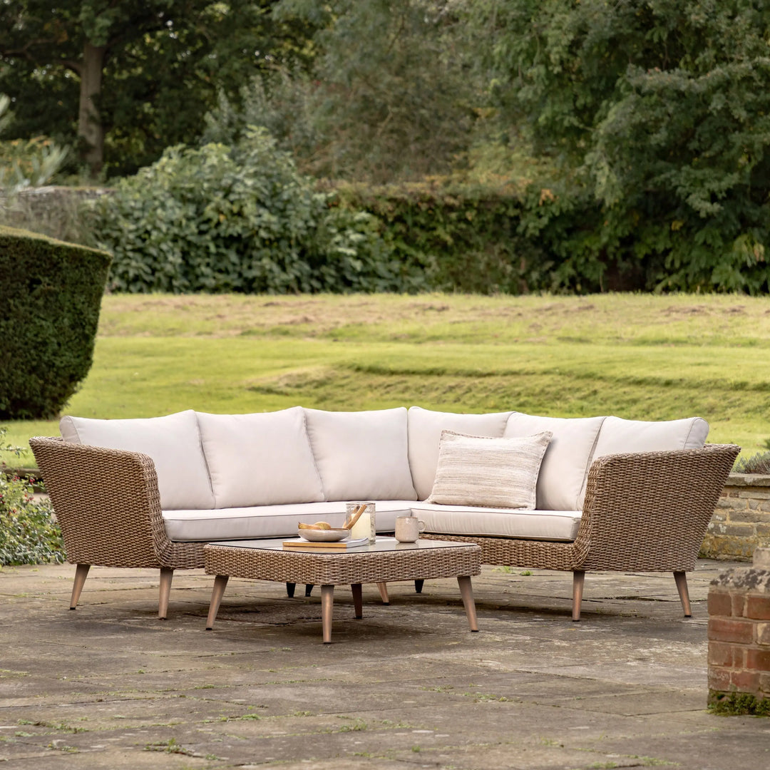 Avena Corner Lounge Set With Plush Cushions