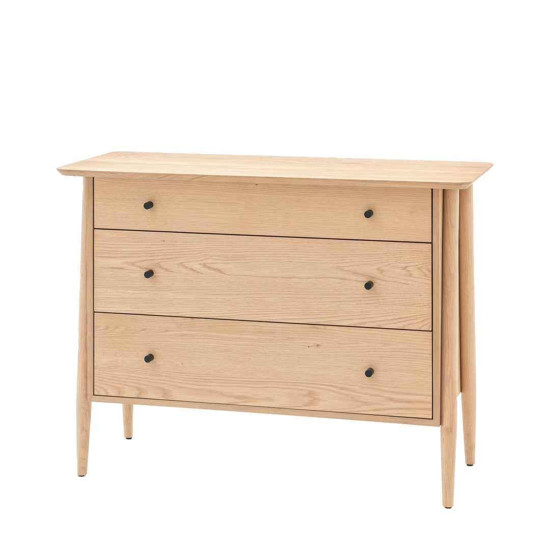 Hatfield 3 Drawer Chest Natural