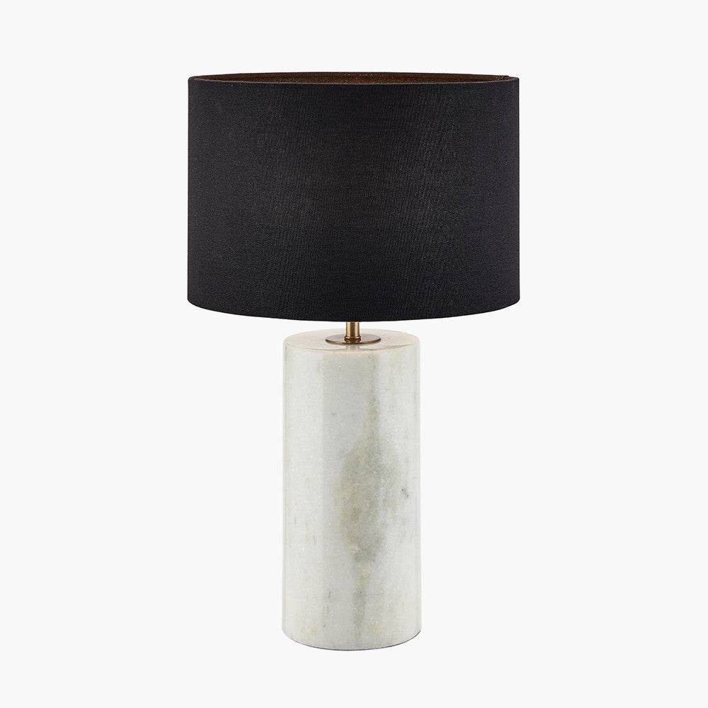 Kiorini White Marble Table Lamp Base