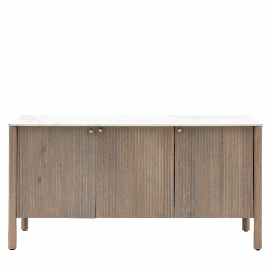 Catalan Marble Top 3 Door Sideboard