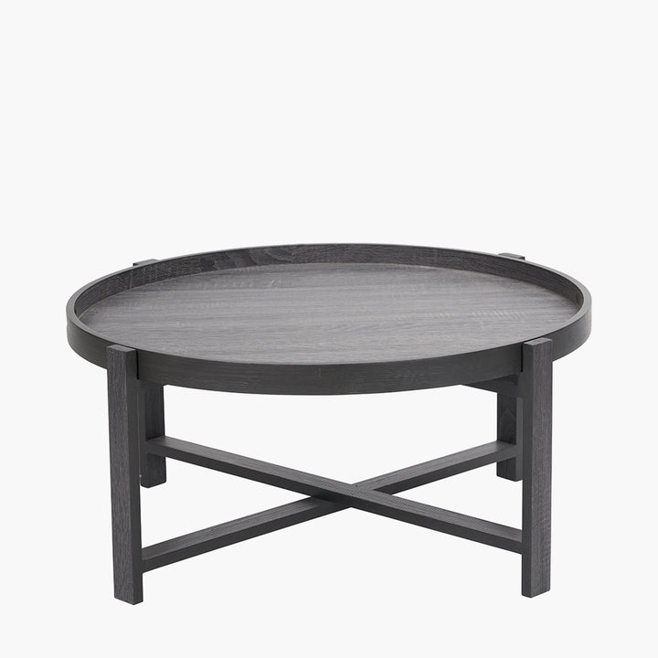 Marmara Dark Grey Oak Veneer Coffee Table