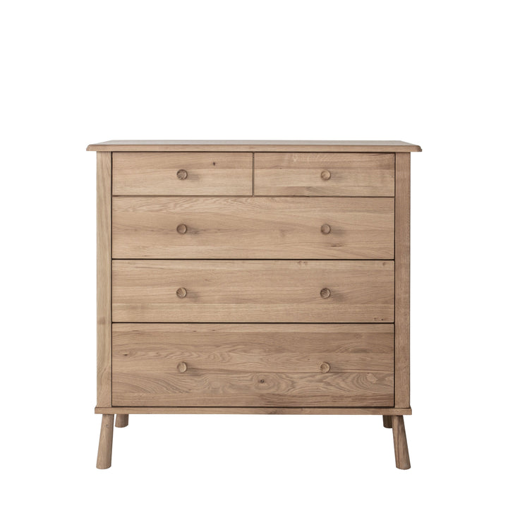 Wycombe Oak 5 Drawer Chest