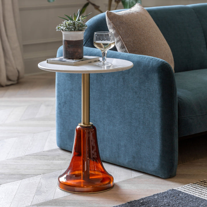 Bilbao Side Table | Orange