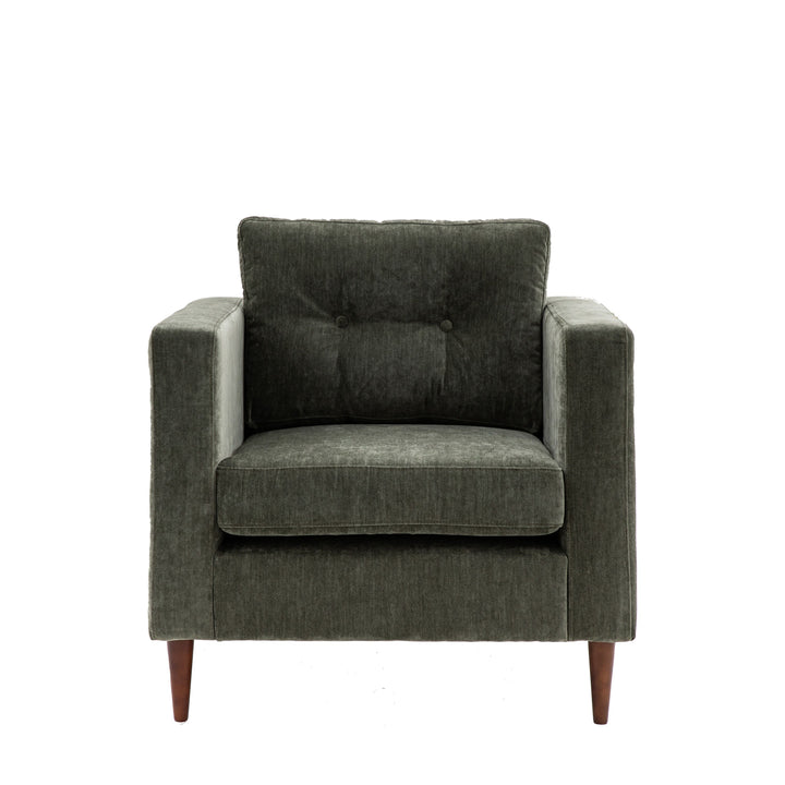 Whitwell Forest Green Arm Chair Sofa