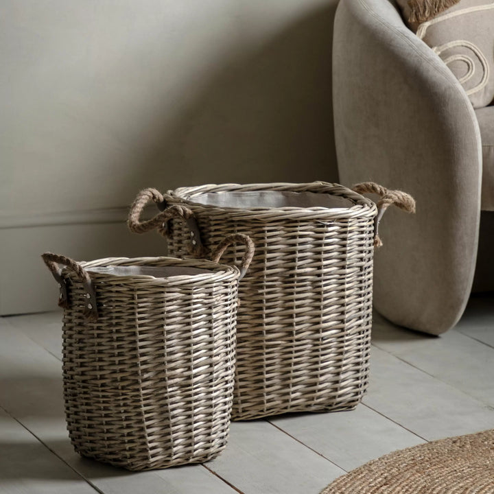 Paraiso Square Baskets Set of 2