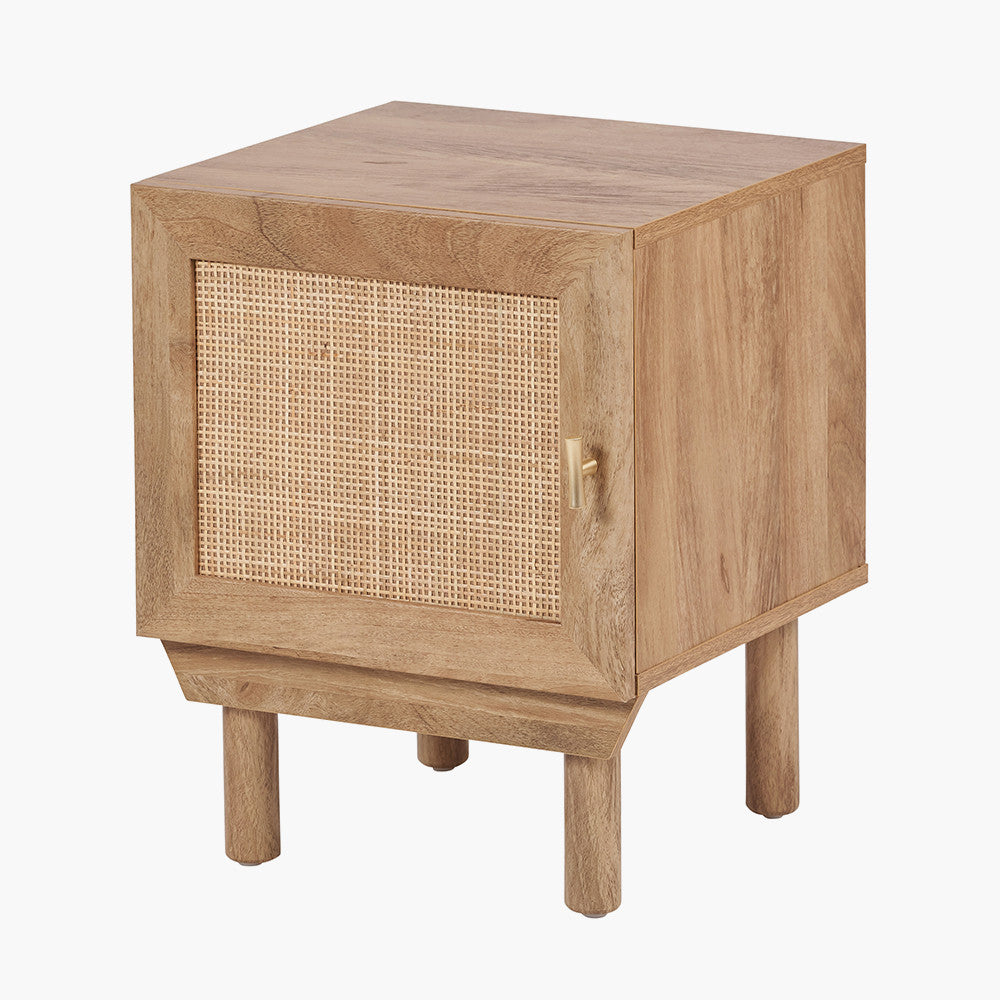 Henrik Natural Rattan 1 Door Cupboard Unit