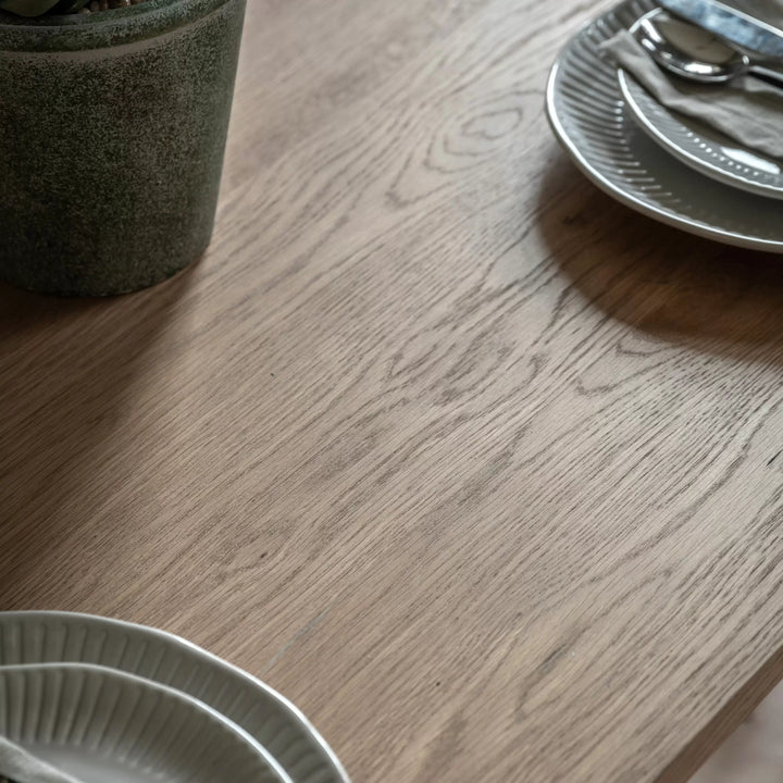 Henley Oak Veneer Dining Table