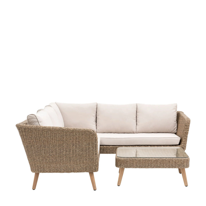 Avena Corner Lounge Set With Plush Cushions