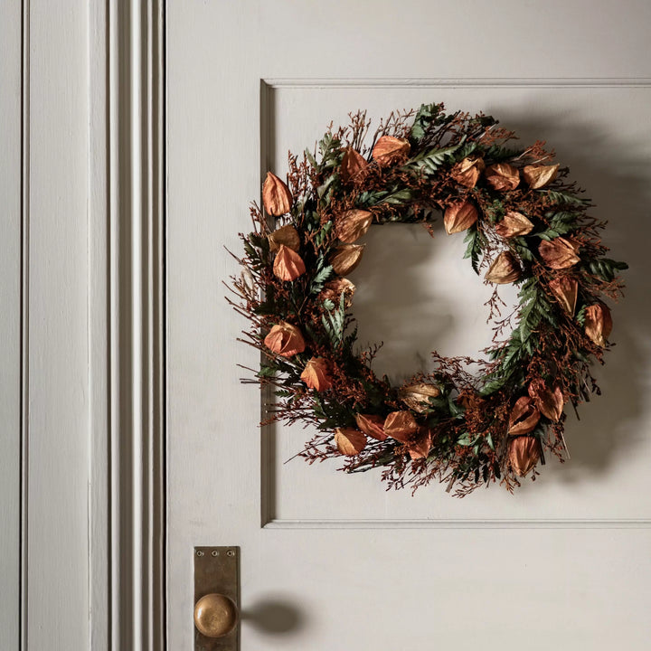 Dry Flower Wreath Rust