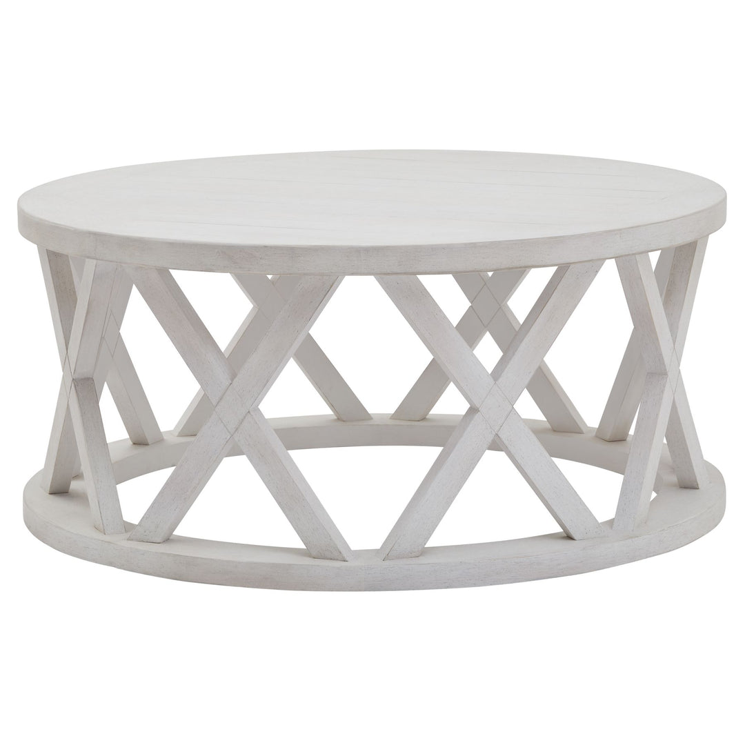 Stratford Plank Collection Round Coffee Table