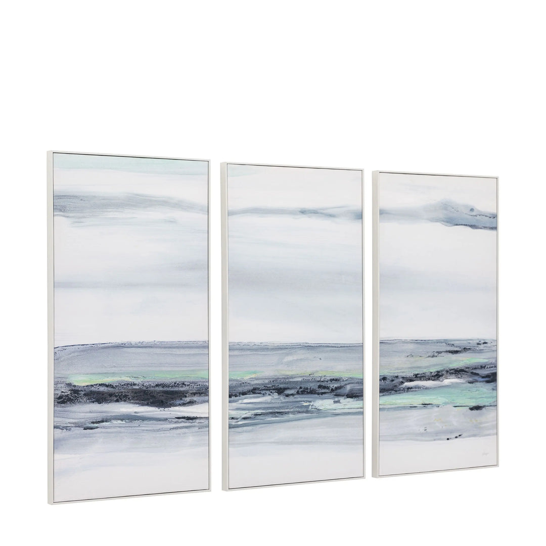 Calm View Framed Canvas Set of 3