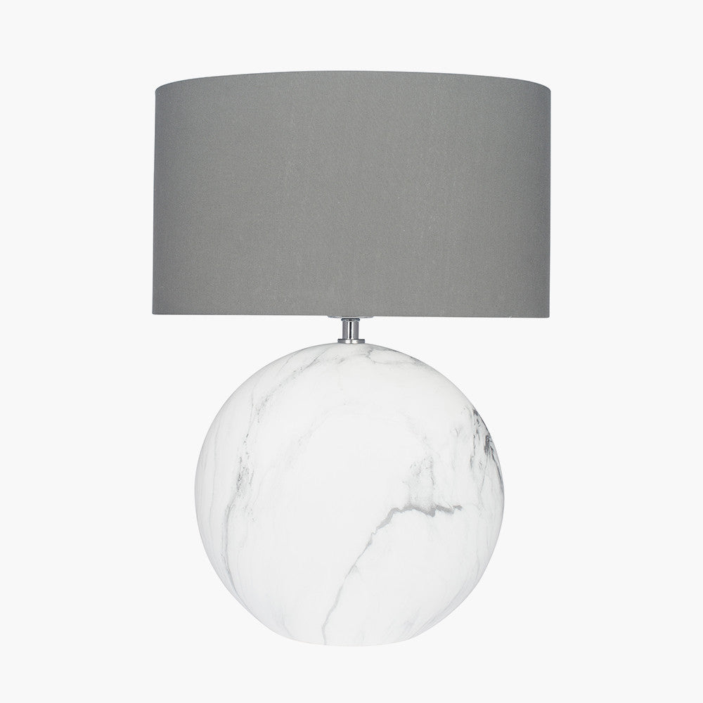 Crestola Marble Effect Ceramic Table Lamp 40.5cm