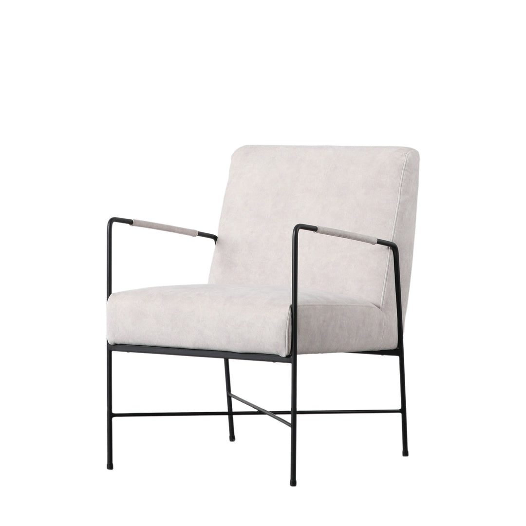 Chartham White Armchair