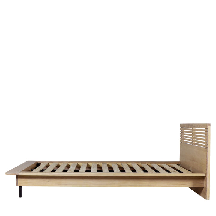 Okayama Oak King Bed