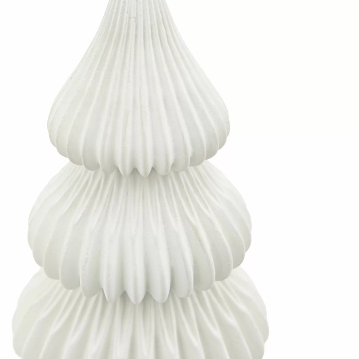 Pearly Warm White Christmas Tree Small 25cm | 2pk