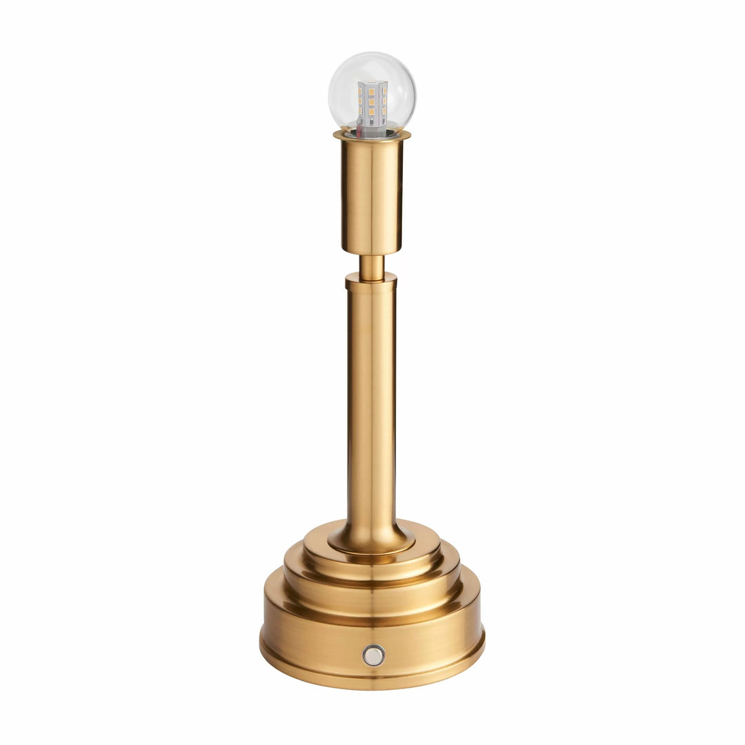 Upton Rechargeable Table Lamp Base Brushed Brass