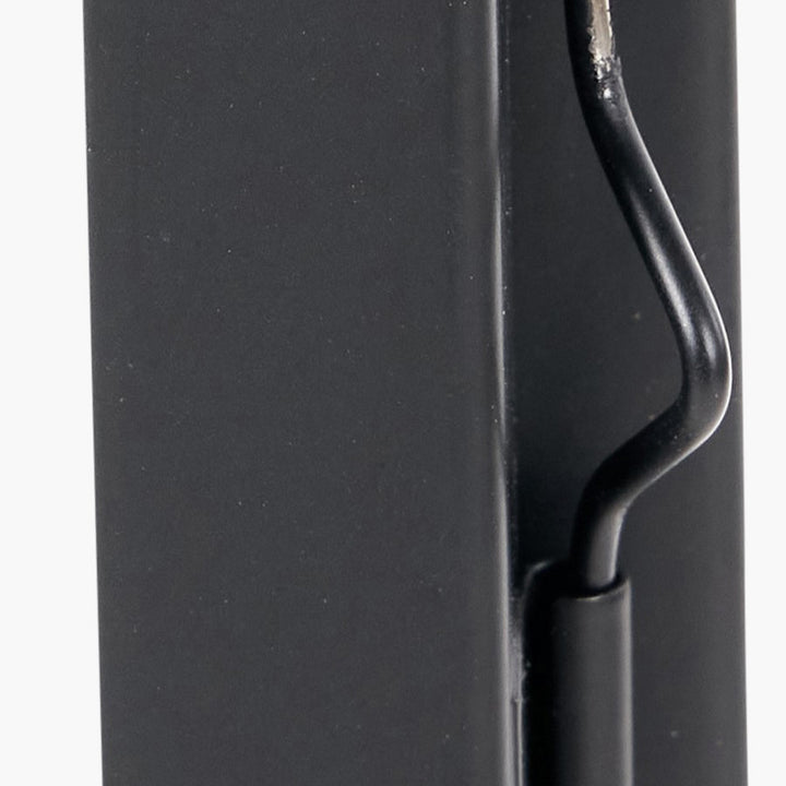 Black Stainless Steel and Glass Large Tall Lantern
