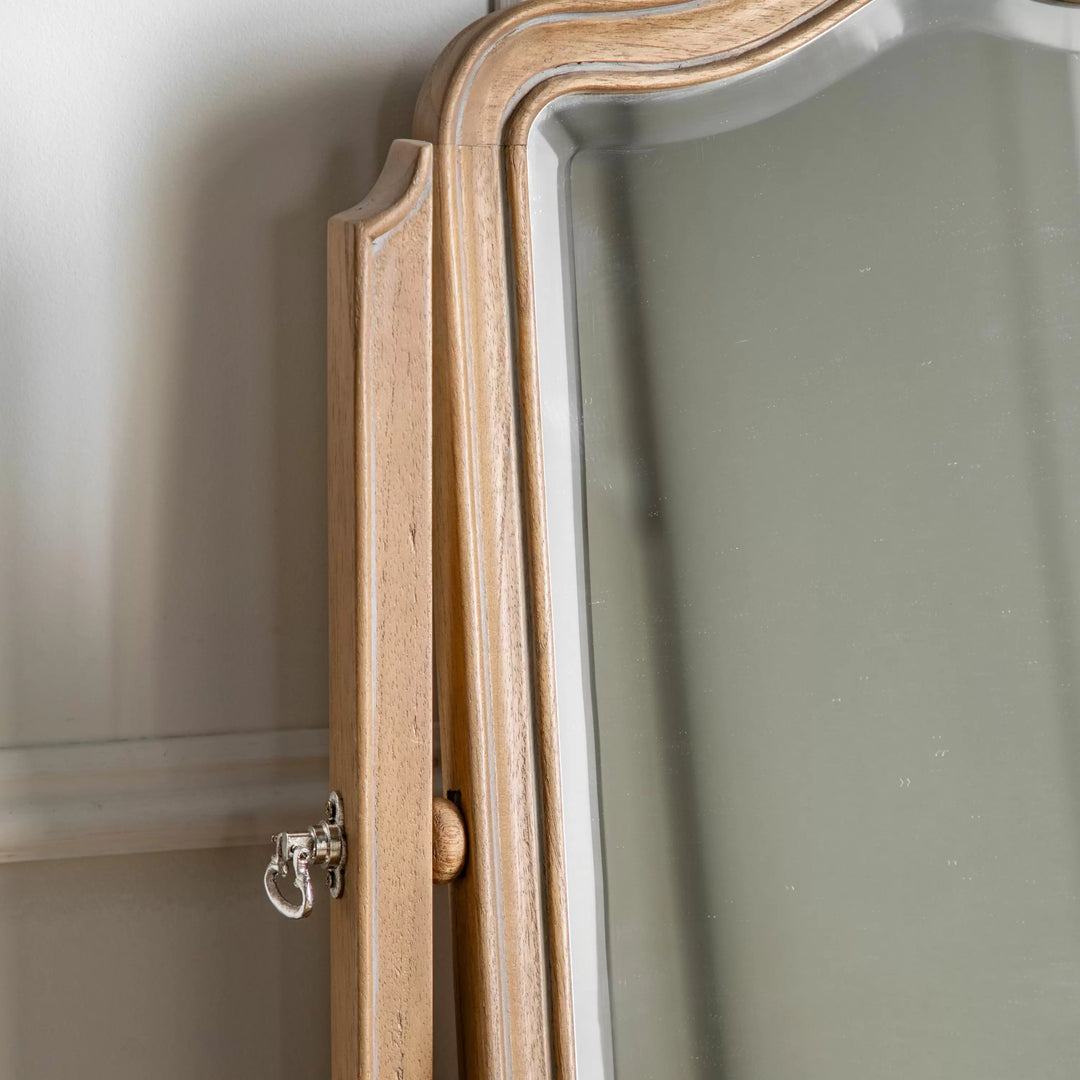 Chic Dressing Table Mirror Weathered