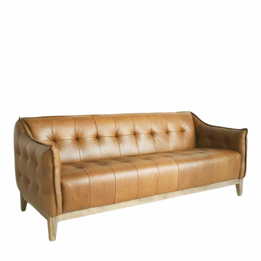 Ecclestone Brown Leather Sofa