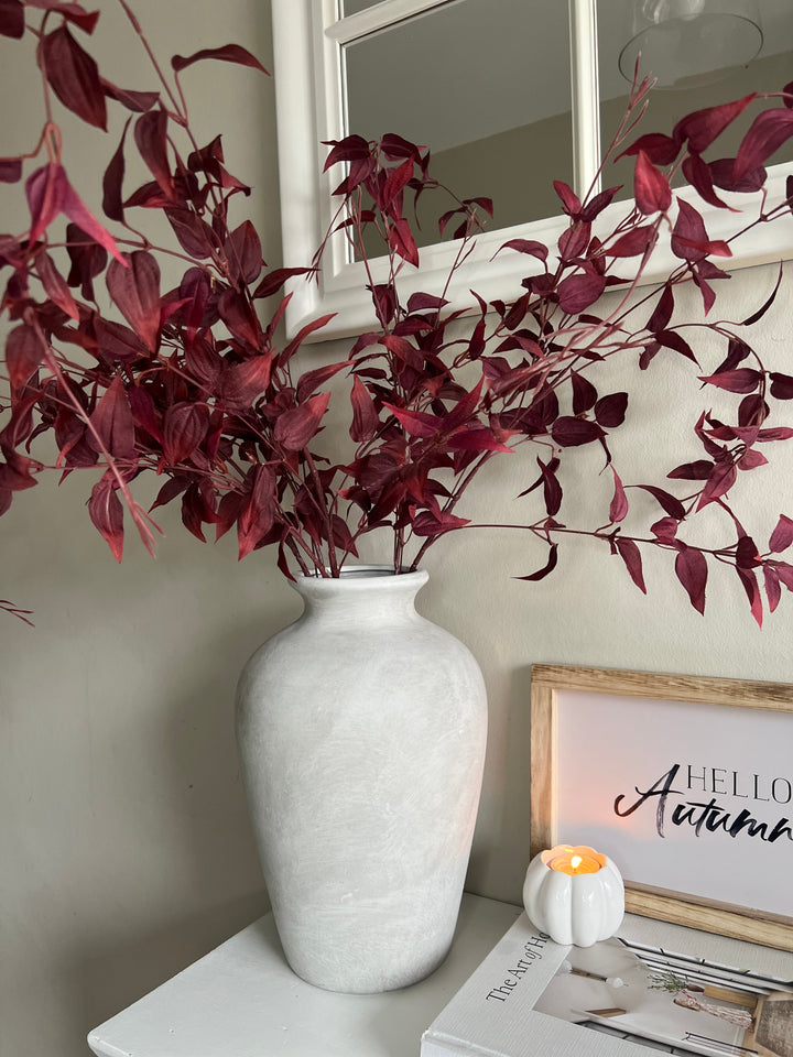 Autumnal Burgundy Luscious Bunch Of 4