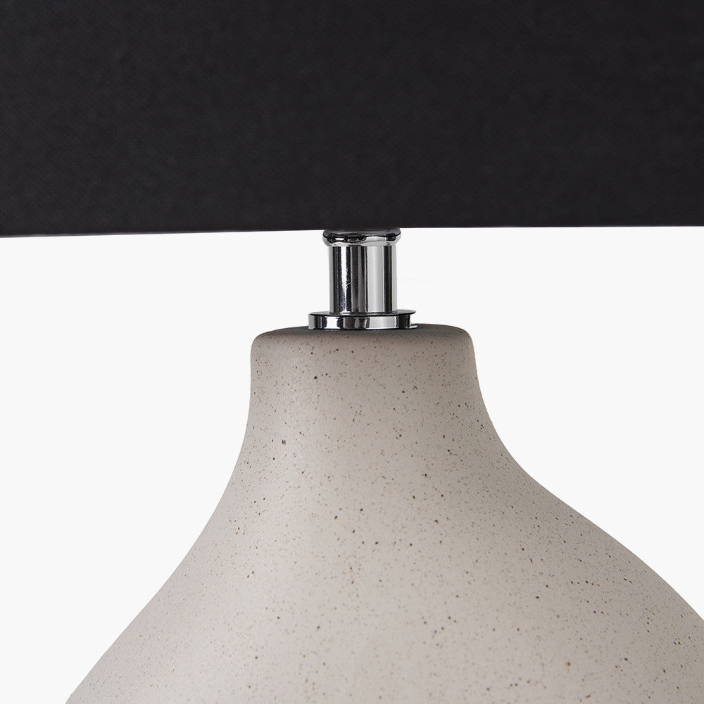 Ulla Monochrome Organic Ceramic Table Lamp