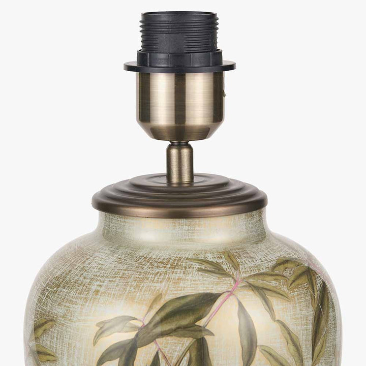 Parrot Small Glass Table Lamp Base