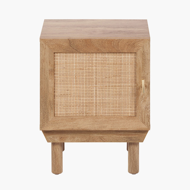 Henrik Natural Rattan 1 Door Cupboard Unit