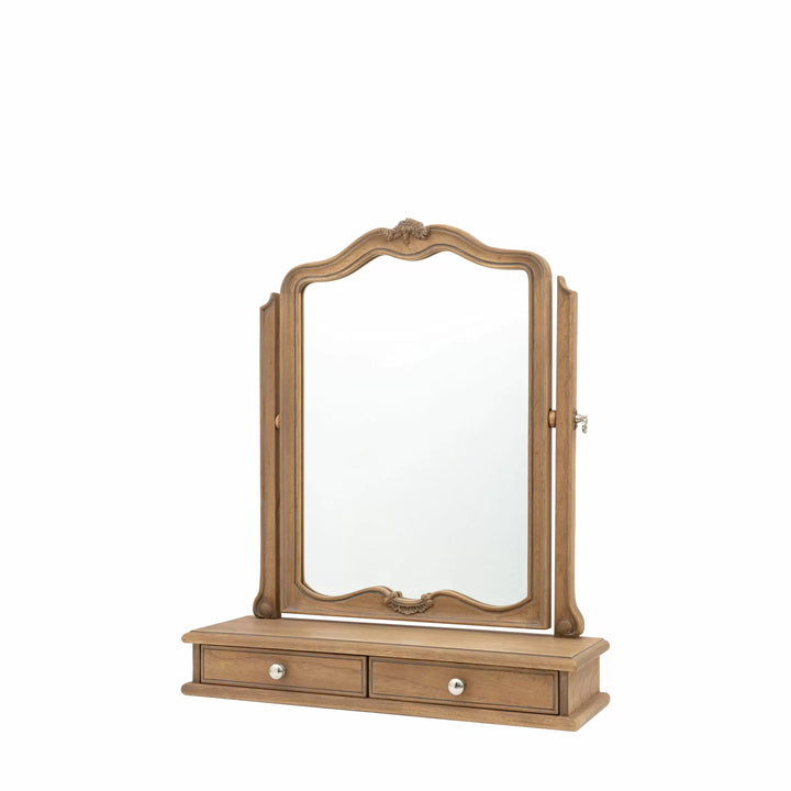 Chic Dressing Table Mirror Weathered